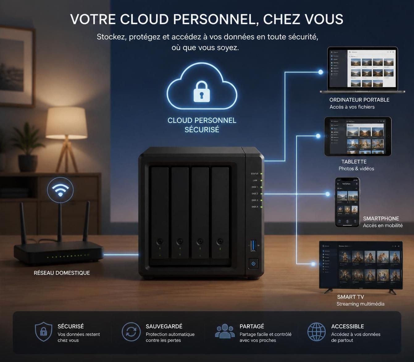 découvrez les avantages du cloud personnel nas pour sécuriser efficacement vos données. apprenez pourquoi ce stockage est la solution idéale pour protéger et accéder facilement à vos fichiers en toute sécurité.