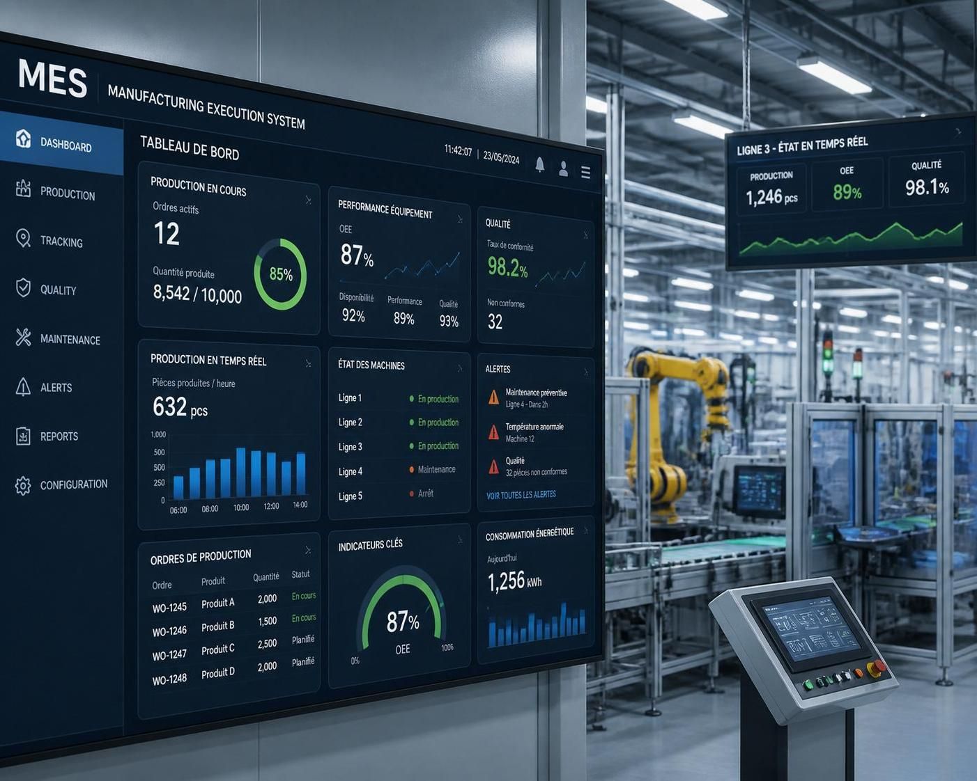 découvrez comment une entreprise mes peut optimiser votre production industrielle grâce à une meilleure gestion des processus, une augmentation de l'efficacité et une réduction des coûts.