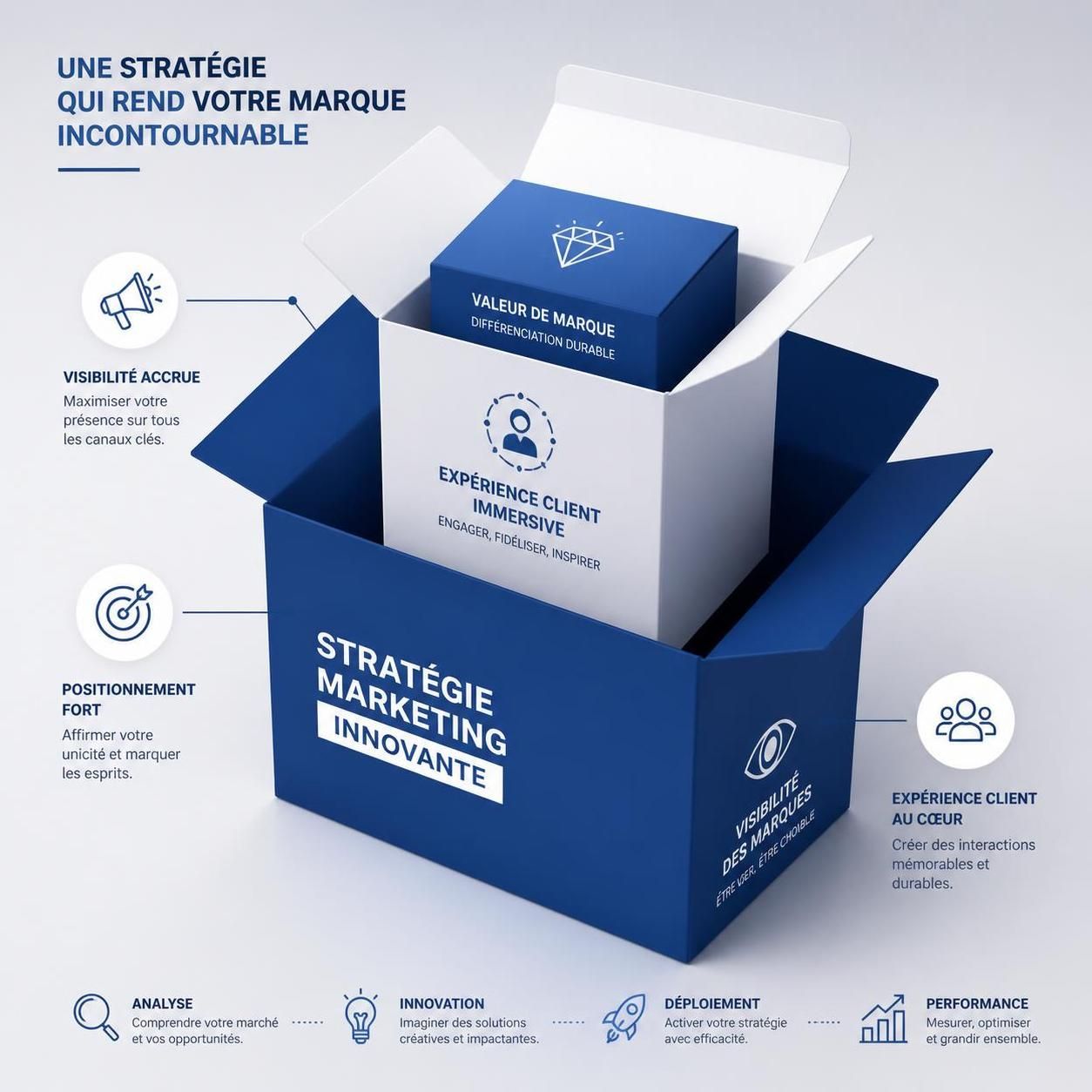 découvrez comment la stratégie marketing 'boite dans la boite' transforme la visibilité des marques en créant des expériences innovantes et captivantes pour attirer et fidéliser les clients.