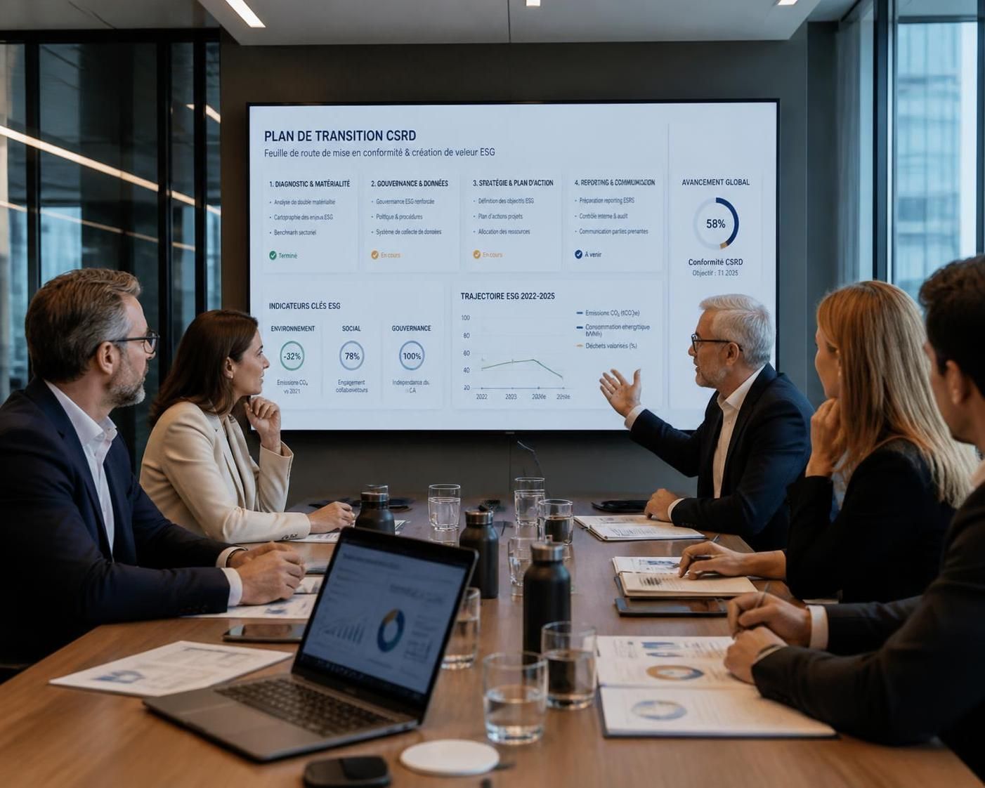 découvrez les étapes clés du plan de transition csrd pour assurer la conformité réglementaire de votre entreprise avec succès. guide complet pour comprendre et appliquer les exigences nouvelles.