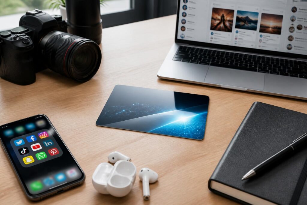 découvrez social media influencers card, la carte connectée conçue pour les créateurs souhaitant accroître leur visibilité digitale et optimisez votre présence sur les réseaux sociaux.