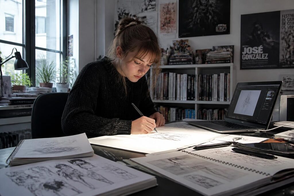 découvrez comment choisir la formation idéale pour devenir dessinatrice professionnelle et dessiner votre avenir avec succès.