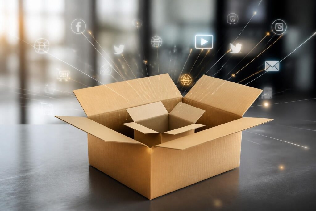 découvrez comment la stratégie 'boite dans la boite' transforme la visibilité des marques en offrant une approche marketing innovante et efficace.