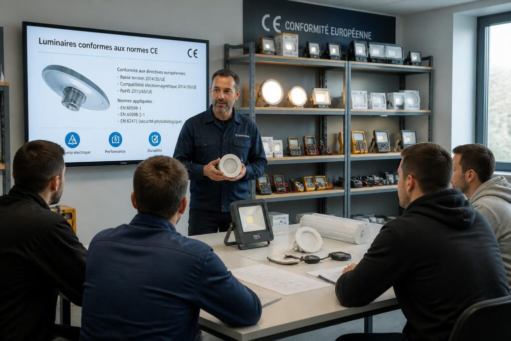 découvrez les compétences essentielles à acquérir lors d'une formation sur les luminaires conformes aux normes ce pour assurer la conformité et la sécurité de vos installations.