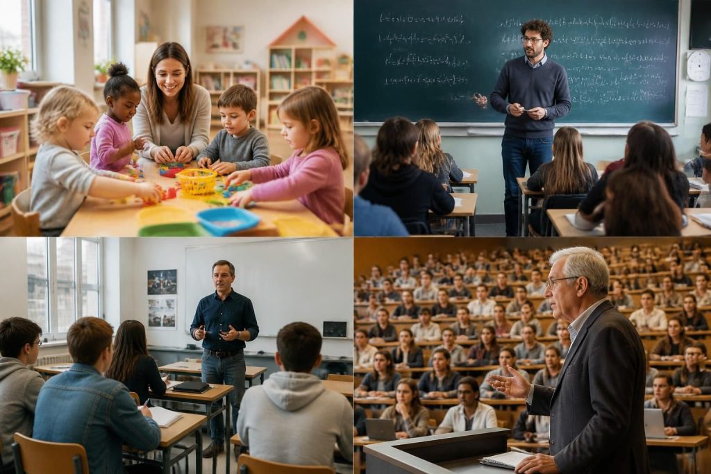 découvrez les différences de salaire des professeurs selon les niveaux d'enseignement : écoles, collèges, lycées et universités. analyse complète des rémunérations et facteurs influents.